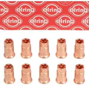 10x ELRING 456.290 Sicherungsmutter M8x1,25x22mm f&uuml;r OPEL 55565352