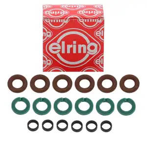 6x ELRING 933.140 Dichtringsatz Einspritzventil AUDI A4 S4 B8 A6 C6 C7 2.8 FSI 3.0 TFSI