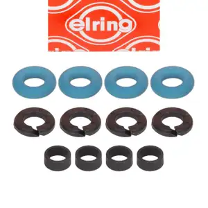 4x ELRING 446.150 Dichtungssatz Einspritzventil f&uuml;r VW Golf 7 8 Passat Polo 5 1.2/1.4 TSI