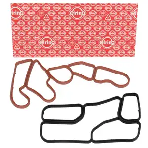 2x ELRING Dichtung &Ouml;lfiltergeh&auml;use &Ouml;lk&uuml;hler f&uuml;r MERCEDES W203 W204 W211 W212 W221 M272