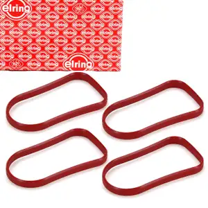 4x ELRING 380.771 Dichtung Ansaugkr&uuml;mmer f&uuml;r MERCEDES W204 W211 Sprinter OM646 6460980280