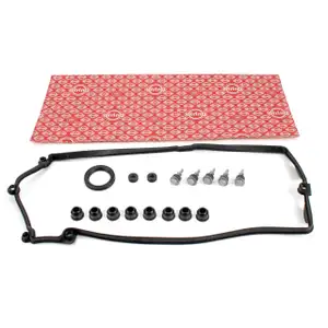 ELRING Ventildeckeldichtung Satz f&uuml;r BMW E60 E61 E63 E64 E65 X5 E53 N62 links 11127513195