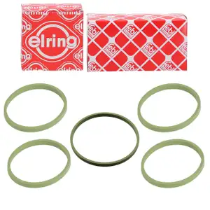 ELRING / febi Dichtungssatz Ansaugkr&uuml;mmer f&uuml;r VW Golf 4-7 Polo 3-6 Tiguan Touran A1 A2 A3