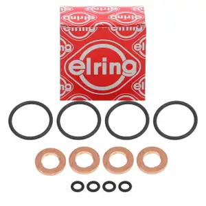 4x ELRING 883.690 Dichtungssatz Einspritzdüse VW Golf 6 Passat B7 Tiguan Touran 2.0 TDI