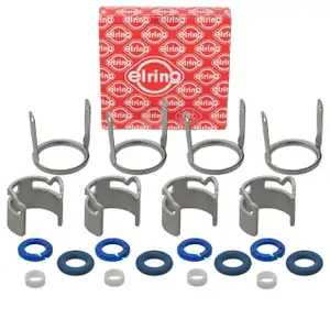 4x ELRING Dichtungssatz Einspritzventil f&uuml;r VW Golf 5 6 Passat B6 A3 A4 A6 2.0 FSI/TFSI