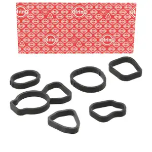 ELRING B03.590 Dichtungssatz Ölkühler für MERCEDES-BENZ W177 V177 W415 W420 C118 OM608