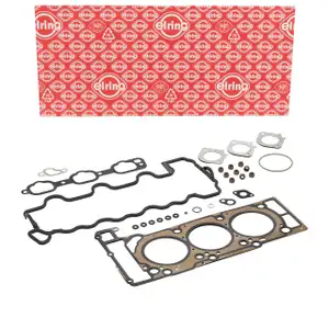 ELRING 130.370 Zylinderkopfdichtung + Ventildeckeldichtung Satz f&uuml;r MERCEDES M112 rechts
