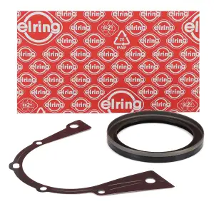 ELRING Dichtung Gehäusedeckel + Wellendichtring Kurbelwelle für BMW OPEL LAND ROVER