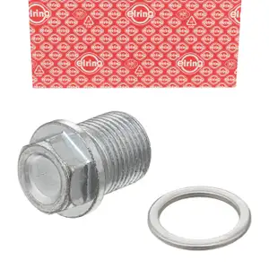 ELRING 773.640 Ölablassschraube M18x1,5x18 + Dichtring für VOLVO LAND ROVER LYNK & CO