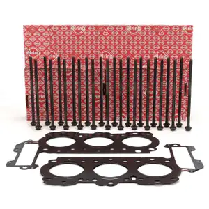 2x ELRING Zylinderkopfdichtung + Schrauben Satz f&uuml;r PORSCHE Boxster (986) S 3.2 252 PS