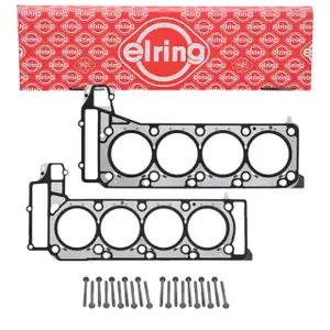 2x ELRING Zylinderkopfdichtung + Schraubensatz f&uuml;r MERCEDES W212 W/X166 W221 W222 M278