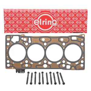 ELRING Zylinderkopfdichtung 1,71MM + Schraubensatz f&uuml;r VW Golf 7 Passat B8 Polo 6 1.6 TDI