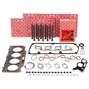ELRING Zylinderkopfdichtung Satz + Schrauben für VW Golf 6 Passat Tiguan Touran T5 2.0 TDI
