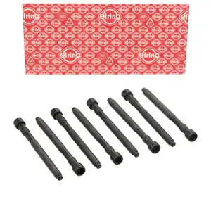 8x ELRING 057.450 Zylinderkopfschraube M10x1,5x132 f&uuml;r AUDI A4 B6 B7 A6 C5 C6 A8 D3 3.0i