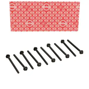 10x ELRING 125.920 Zylinderkopfschraube M8x1,25x119 f&uuml;r OPEL Corsa B C D Agila A 1.0