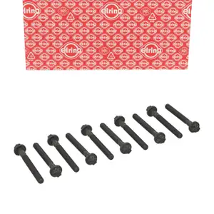 10x ELRING 655.350 Zylinderkopfschraube M12 f&uuml;r MERCEDES W204 W211 Sprinter B906 OM646