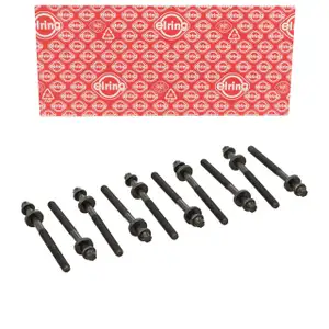 10x ELRING 802.661 Zylinderkopfschraube M12x1,5x147 für BMW E87 E46 E90/91 E39 E60/61 M47