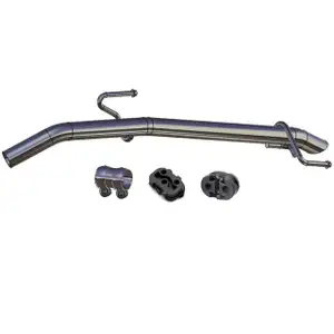 ERNST Abgasrohr Endrohr + Anbausatz f&uuml;r OPEL Adam 1.2 69 PS A12XEL B12XEL hinten