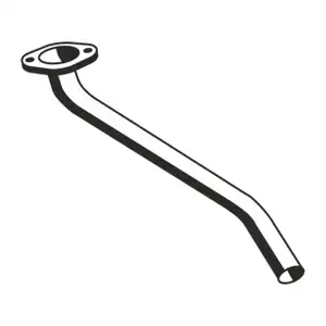 ERNST 112505 Abgasrohr f&uuml;r VW Golf 1 1.1 1.3 GG GF GS 50/60 PS vorne 861253533A