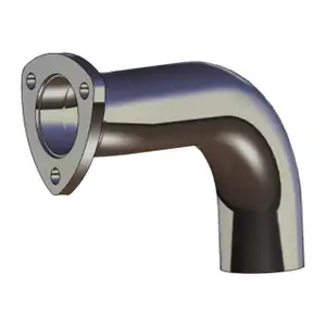 ERNST 116503 Exhaust Pipe Tailpipe for VW Transporter Bulli T3 1.9 2.1/Cat/i Rear 025251185C