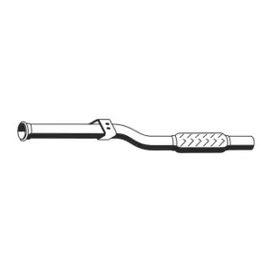 ERNST 390408 Exhaust pipe for MERCEDES Sprinter B901-904 CDI OM612 without front catalytic converter 9014903419