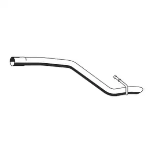 ERNST 313117 Exhaust Pipe, Tailpipe for FORD Focus 2 C-Max DM2 1.6/1.8 TDCi (Rear)