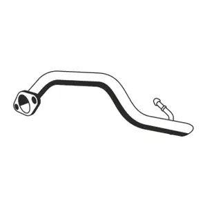 ERNST 646437 Exhaust Pipe, Tailpipe for HYUNDAI Atos MX 1.0i 1.1 (Rear) 2870002220