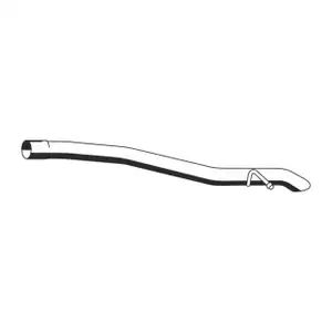 ERNST 650410 Abgasrohr Auspuffrohr Endrohr f&uuml;r VOLVO S40 II V50 1.8 2.0 125/146 PS hinten