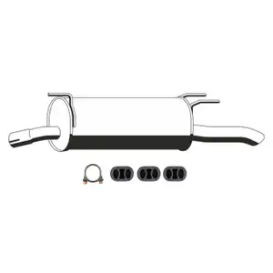 ERNST Endschalld&auml;mpfer + Anbausatz f&uuml;r OPEL Omega B Caravan 2.0/2.2 DTI 16V 2.5 TD