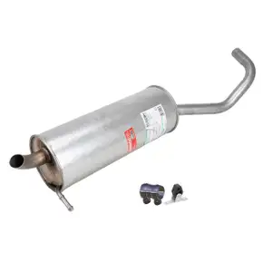 ERNST Endschalld&auml;mpfer + Anbausatz f&uuml;r SEAT Ibiza 4 SKODA Fabia 2 1.4 / LPG 81-86 PS