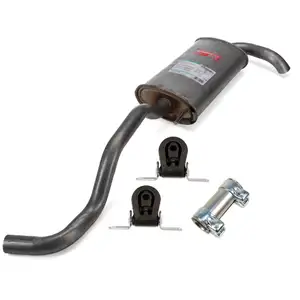 ERNST Endschalld&auml;mpfer + Zubeh&ouml;r f&uuml;r VW Polo 3 6N1 6N2 1.0 1.3 1.4 1.6 50-75 PS