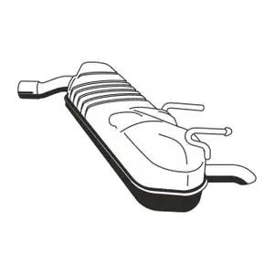ERNST 044011 Endschalld&auml;mpfer f&uuml;r OPEL Signum CC Vectra C Caravan 1.9 CDTI 2.0/2.2 DTI