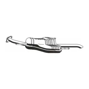 ERNST 052122 Endschalld&auml;mpfer Auspuff f&uuml;r OPEL Astra G Caravan 1.7/2.0 DI/TDI/DTI 16V