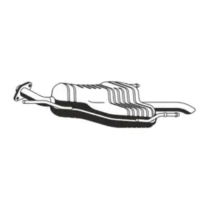 ERNST 052160 Endschalld&auml;mpfer Auspuff Endtopf f&uuml;r OPEL Astra G CC 1.7/2.0 DI/TDI/DTI 16V