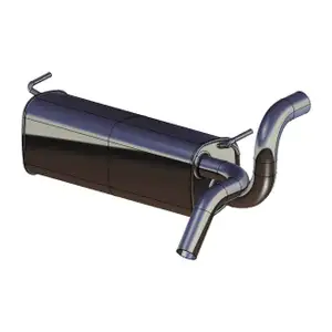 ERNST 061070 Endschalld&auml;mpfer Auspuff f&uuml;r OPEL Zafira Tourer C 1.4 / LPG 120/140 PS