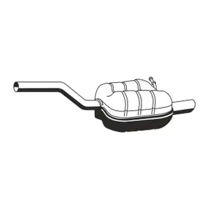 ERNST 156011 Endschalld&auml;mpfer Auspuff f&uuml;r VW Golf 6 Variant 1.2 TSI 86/105 PS 1K5253609CD