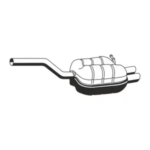 ERNST 156134 Endschalld&auml;mpfer Auspuff f&uuml;r SKODA Octavia 2 2.0 TDI RS 170 PS 1K5253609AC