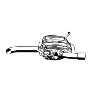 ERNST 203029 Endschalld&auml;mpfer f&uuml;r AUDI A3 (8P1) 1.6 FSI 115 PS mit Sportpaket bis 05.2004