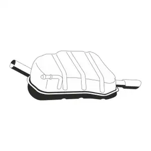 ERNST 245043 Endschalld&auml;mpfer f&uuml;r AUDI A4 B8 A5 8T 8F 1.8 TFSI 120/160/170 PS 8K0253609H