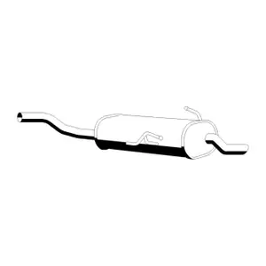 ERNST 250009 Endschalld&auml;mpfer f&uuml;r BMW 3er E46 / Coupe 316i 318i M43 105/118 PS 18121712927