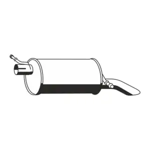 ERNST 305037 Endschalld&auml;mpfer Auspuff Endtopf f&uuml;r FORD Galaxy WGR 2.3 16V 140/146 PS