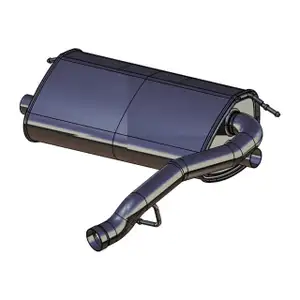 ERNST 309004 Endschalld&auml;mpfer Auspuff Endtopf f&uuml;r FORD Kuga 1 MK1 2.5 2.0 TDCi