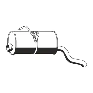 ERNST 500265 Endschalld&auml;mpfer f&uuml;r CITROEN Berlingo PEUGEOT Partner 2.0 HDi 90 PS 1726.GN