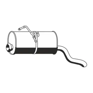 ERNST 501071 Endschalld&auml;mpfer f&uuml;r CITROEN Berlingo PEUGEOT Partner 1.4 1.6 16V 1.8 1.9D