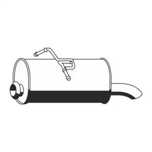 ERNST 501095 Endschalld&auml;mpfer f&uuml;r CITROEN Berlingo PEUGEOT Partner 1.6 HDi bis 12.2008