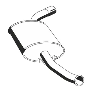 ERNST 515054 Endschalld&auml;mpfer Auspuff f&uuml;r PSA Jumper 1 Boxer FIAT Ducato 230 1.9/2.5/2.8D