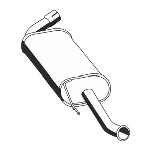 ERNST 515085 Endschalld&auml;mpfer f&uuml;r PSA Jumper 2 Boxer FIAT Ducato 244 2.0/2.2/2.3/2.8D