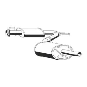 ERNST 515146 Endschalld&auml;mpfer Auspuff f&uuml;r PSA Jumper 2 Boxer FIAT Ducato 244 2.3/2.8D