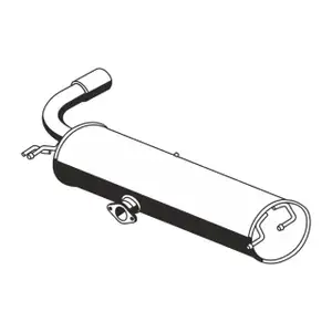 ERNST 688017 Endschalld&auml;mpfer Auspuff f&uuml;r TOYOTA Rav 4 II (A2) 2.0 / D 4WD bis 07.2003