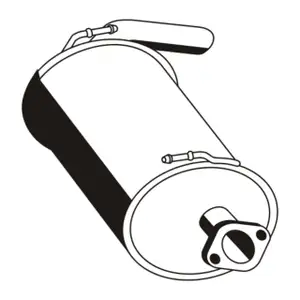 ERNST 690089 Endschalld&auml;mpfer f&uuml;r SUZUKI Jimny (SN) 1.3 16V 10.1998-07.2004 14300-81A00